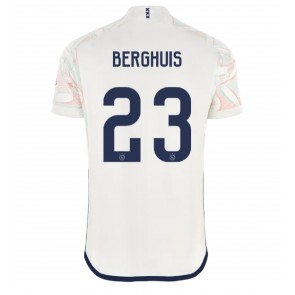 Ajax Steven Berghuis #23 Udebanetrøje 2023-24 Kort ærmer